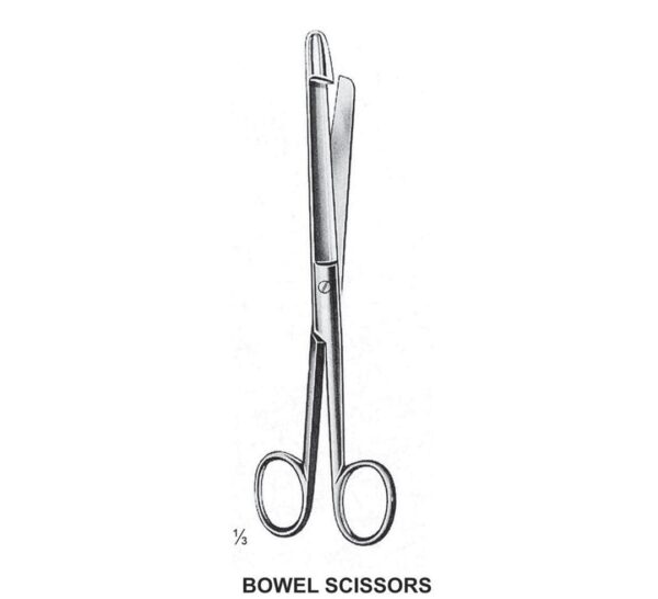 Bowel Scissors 21.5Cm